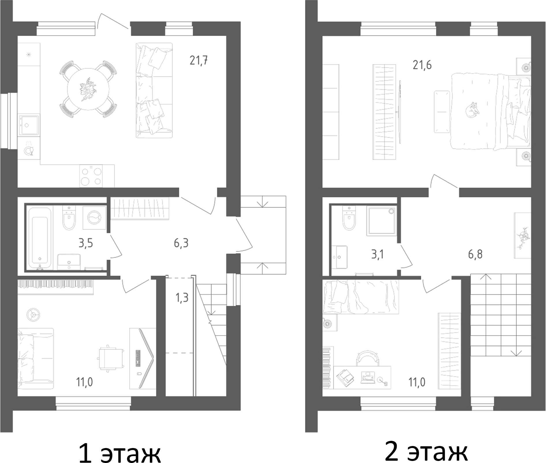 Коттеджный поселок Пушкино Дом у воды